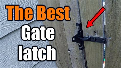 The Best Gate Latch For Your Fence And How To Install It | THE HANDYMAN ...