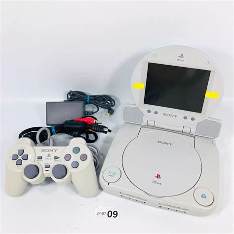 Psone Console With LCD Screen Bundle Controller Playstation PS1 Open