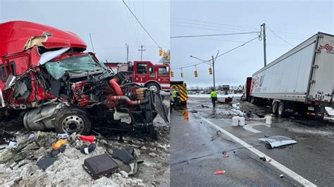 Crash Involving Multiple Semis On Us 131