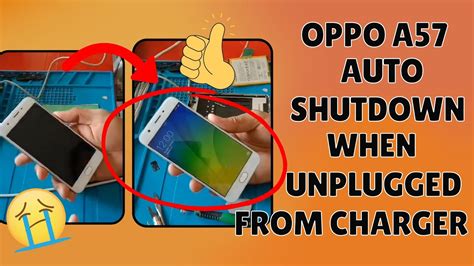 Oppo A Auto Shutdown When Remove From Charger Youtube