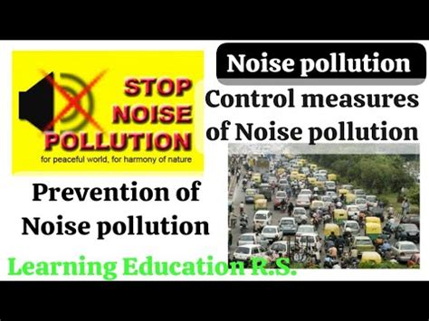 Noise Pollution Ll Control Measures Of Noise Pollution Ll Prevention Of