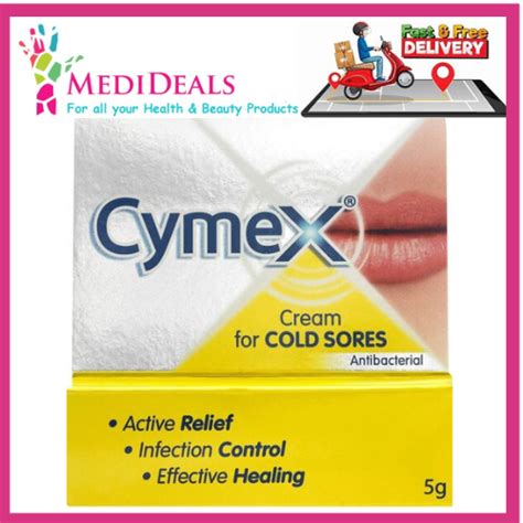 Cymex Cream For Cold Sores And And Dry Cracked Lips 5g Ebay