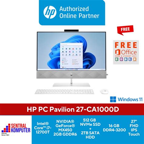 Jual Hp Pc Pavilion Aio I T Mx Gb Gb Ssd Win Ohs