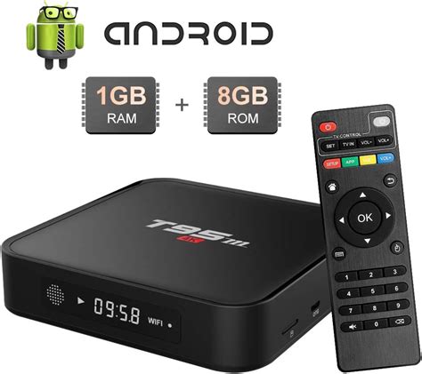 Android TV Box T95M Android TV Box 1GB RAM 8GB ROM Amlogic S905X Quad