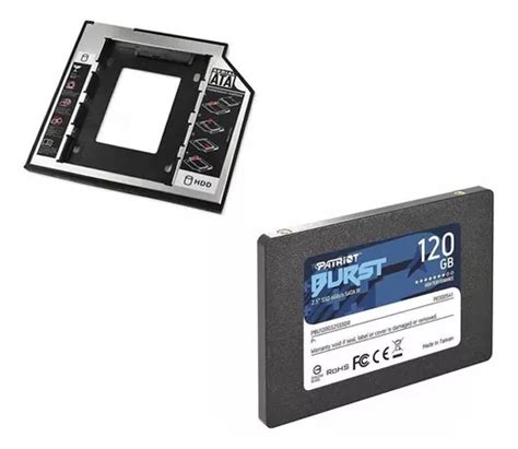 Disco S Lido Ssd Interno Patriot Gb Caddy Original Env O Gratis