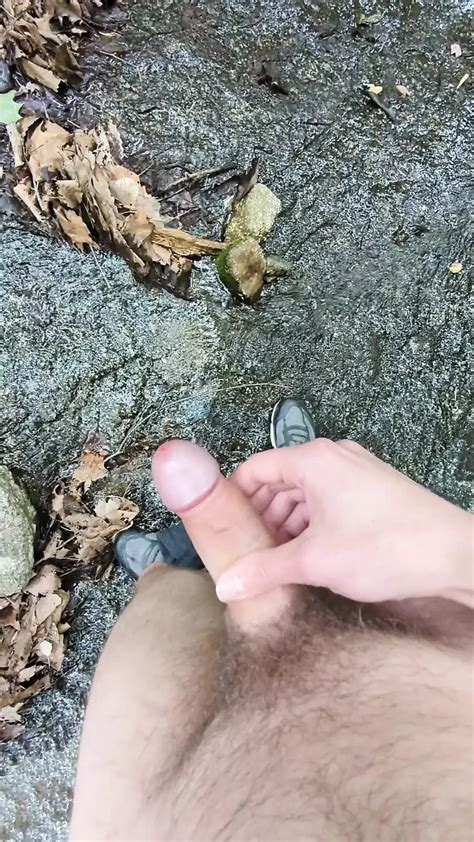 Cumming While Standing In A Creek From Two Different Angles Gay Porn Xhamster