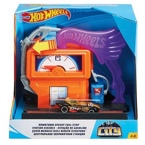 Hot Wheels Ehir Otopark H Zl Benzin Stasyonu Oyun Seti Loco Poco