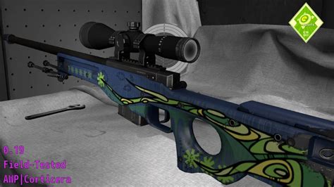 AWP Corticera Skin Wear Preview YouTube