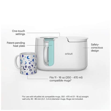 Prensa T Rmica De Canecas Cricut Mug Press W V Branco