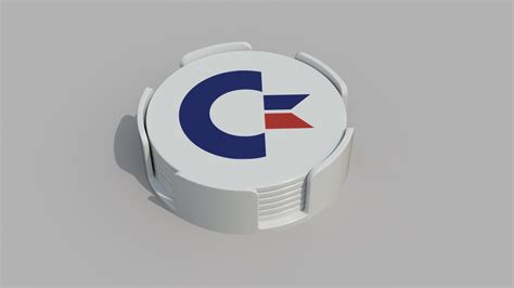 Commodore Drinks Coaster Set By Roberto3d Download Free Stl Model