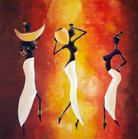 Tableau Africain Marguerite Rodriguez Pinturas Africanas Arte De