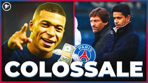 L OFFRE MONSTRUEUSE du PSG à Kylian Mbappé JT Foot Mercato YouTube