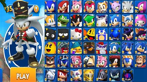 Sonic Dash SILVER THE NUTCRACKER All Characters Full Upgraded YouTube