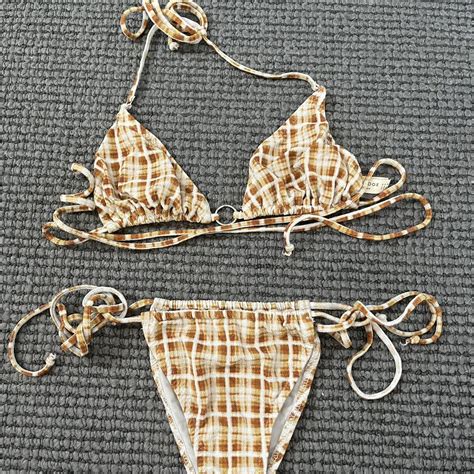 Bec And Bridge Sunflower Bikini Set Ring Top Tie Depop