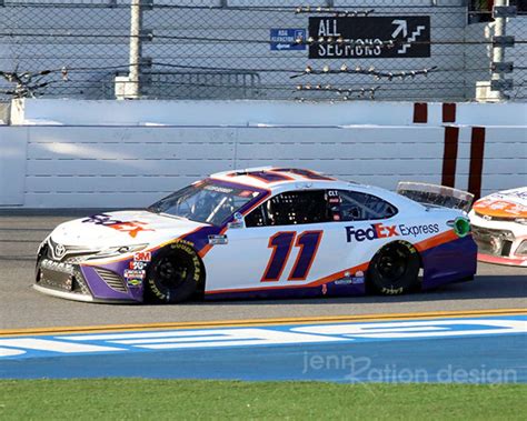 Denny Hamlin 11 Fedex Car NASCAR Photography Racing - Etsy