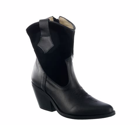 Bota Tejana De Cuero MissCarol Negro MissCarol 146 232790001