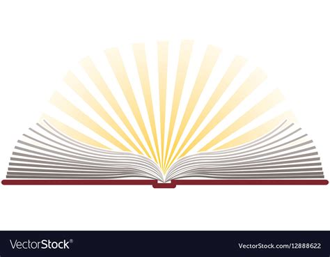 Colorful silhouette with holy bible open Vector Image