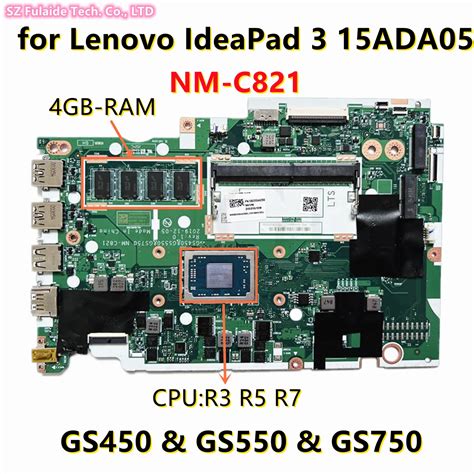 Nm C Nmc For Lenovo Ideapad Ada Laptop Motherboard With R