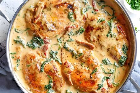 Creamy Tuscan Chicken Recipe Pictures And Video