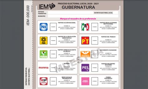 Por primera vez boletas contarán con fotografías de candidatos