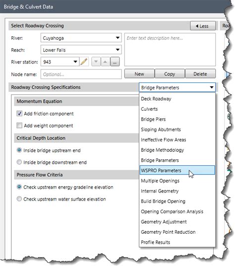 Defining Wspro Parameters For Hec Ras Bridge Modeling Civilgeo