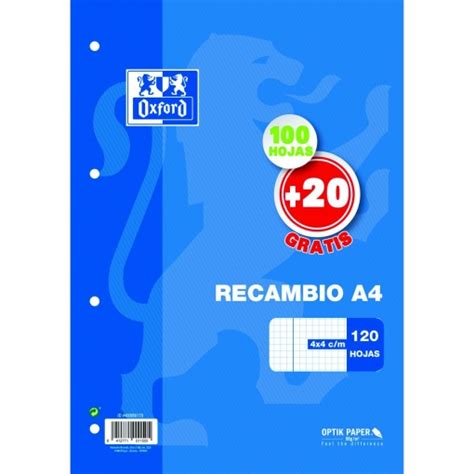 Recambio Oxford A Hojas Gr Ofertas Carrefour Online