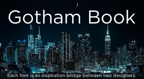 Gotham Book Font | FontYukle