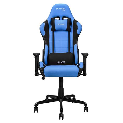 Cadeira Gamer Mx Girat Ria Azul E Preto Kabum