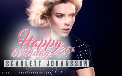 Scarlett Johansson Online » Happy Birthday to Scarlett Johansson