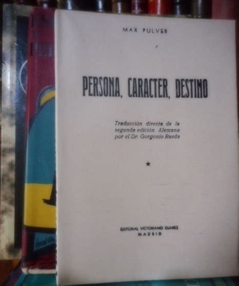 Persona CarÁcter Destino Traducción Directa De La Segunda Edición