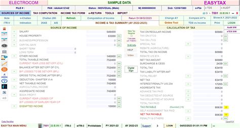 Easyoffice Best Income Tax Return Filing Software In India Itr