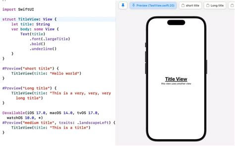 Master Xcode Previews With Swiftui Swiftyplace