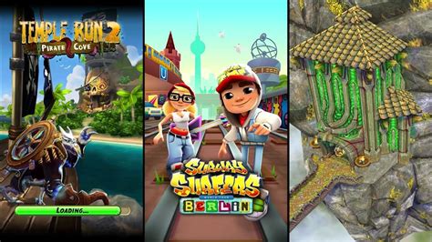 Temple Run Pirate Cove Vs Subway Surfers Berlin Vs Temple Run Sky