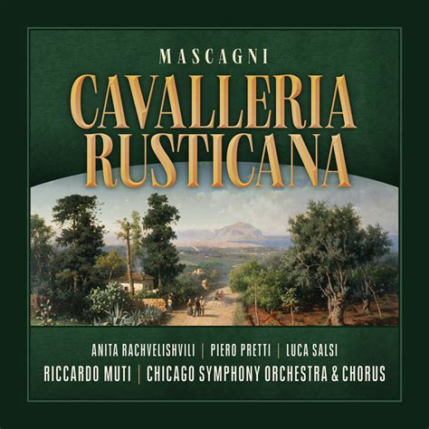 Mascagni Cavalleria Rusticana Live Album By Pietro Mascagni Spotify