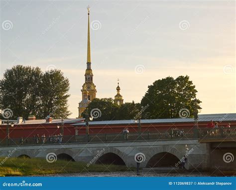 Ioannovsky Bridge Across The Kronverksky Strait Leading To The Peter