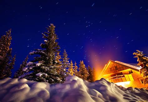 Winter Cabin Wallpaper For Desktop (57+ images)