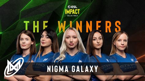 Nigma Galaxy Female Are The First Ever ESL Impact Champions Counter