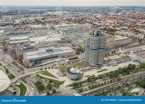 Aerial View of BMW Factory and Museum in Munich Editorial Photography - Image of munich, aerial ...