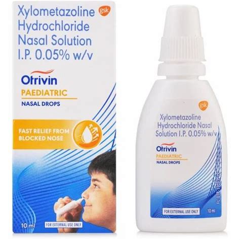 10 Ml Otrivin Paediatric Nasal Drops For Personal Packaging Type