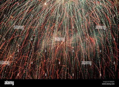 Lord Mayor's fireworks display in London UK Stock Photo - Alamy