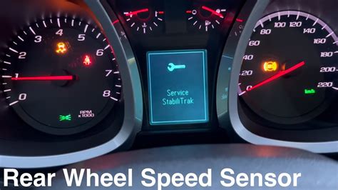 Chevy Equinox Gmc Terrain Rear Wheel Speed Sensor Replacement Service