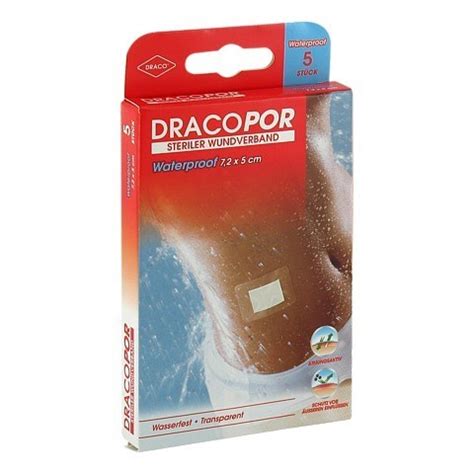 Dracopor Waterproof Wundverband X Cm Steril St Ck Medpex