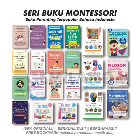 Jual Best Seller Seri Buku Montessori Terupdate And Terlengkap