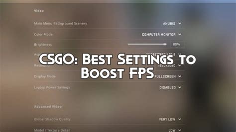 Cs Best Settings To Boost Fps In Playing History