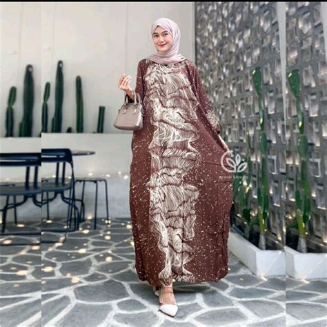 Jual Grosir Daster Claudya Kaftan Rayon Paula Kaftan Bara Kaftan