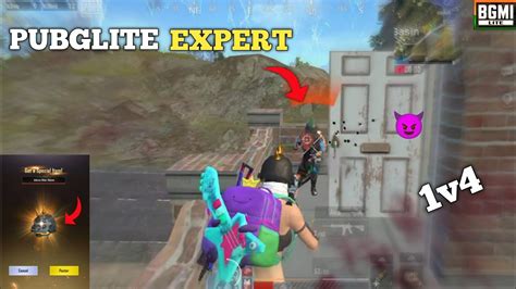 Pubglite 1v4 Expert 😈🔥 5 Fingers Claw Pubg Mobile Lite Gameplay