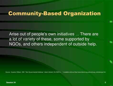 PPT Promoting Empowerment Community Based Organizations And Emergent