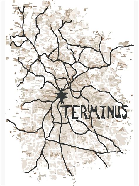 Terminus Map Photographic Print For Sale By Luxsadeck Redbubble