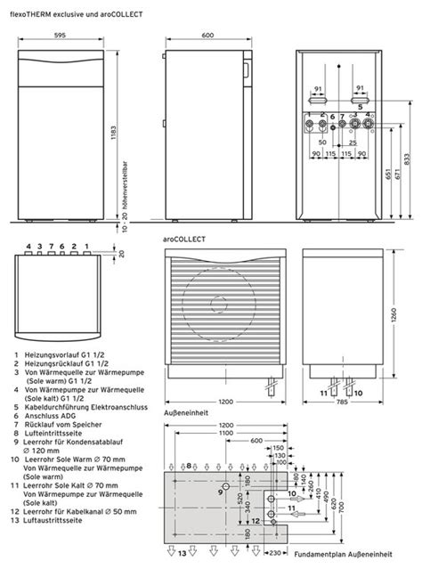 Vaillant Luft Wasser W Rmepumpe Flexotherm Exclusive Vwf Mit