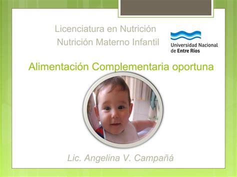 Alimentación complementaria Oportuna PPT